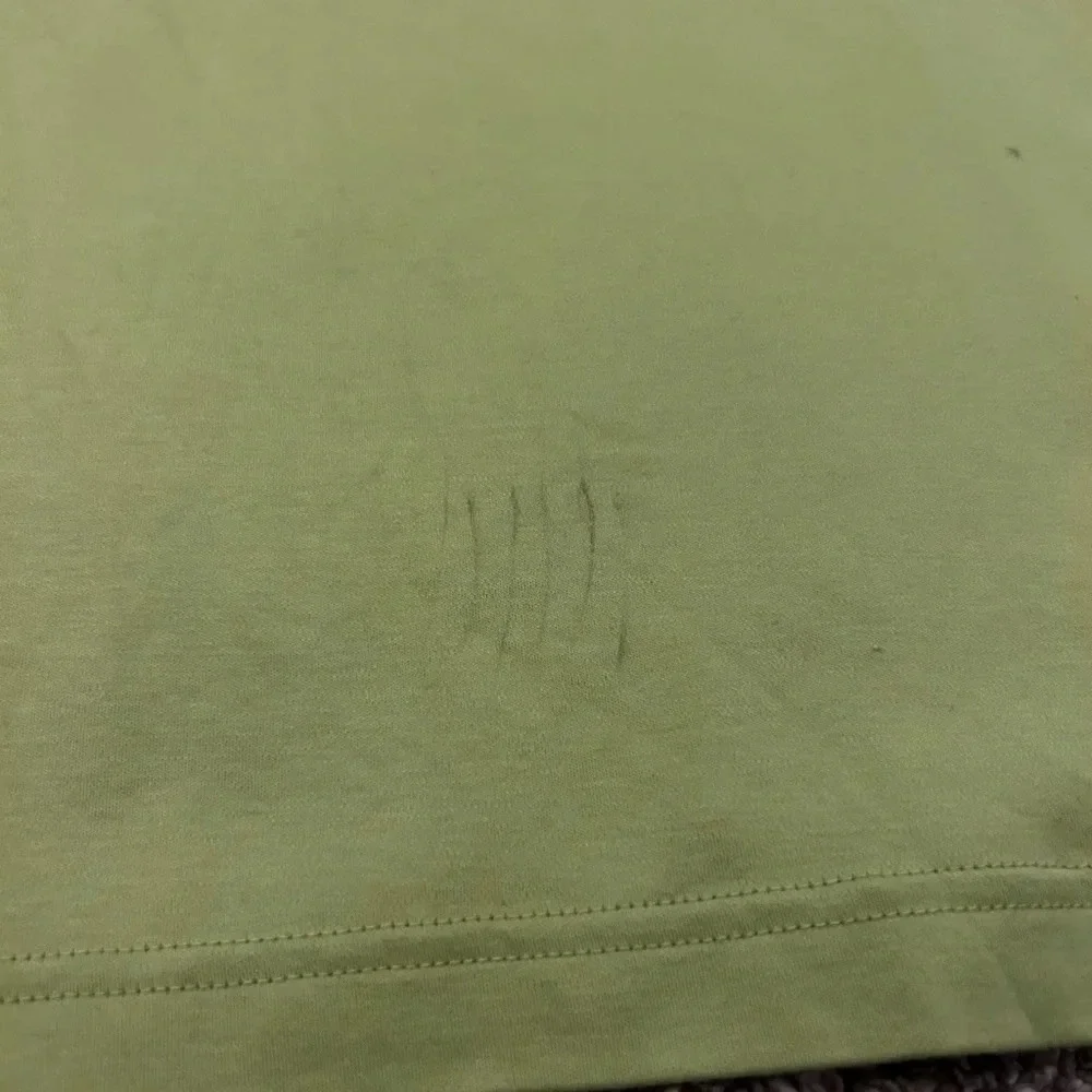 Green polo shirt
